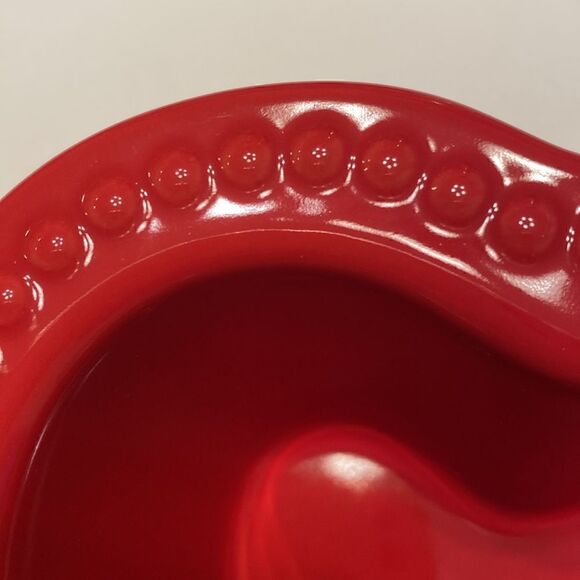 NWT Chantal Set of 2 Red Heart Valentine Baking Dishes - Picture 5 of 8